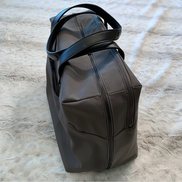 AWAY Everywhere Bag, Grey/Black, Waterproof Nylon/Leather, Like New! - Picture 6 of 12